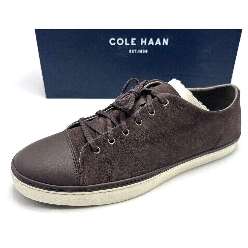 Cole Haan Falmouth Sport Oxford Mens Size 13 M Sneaker Java Suede